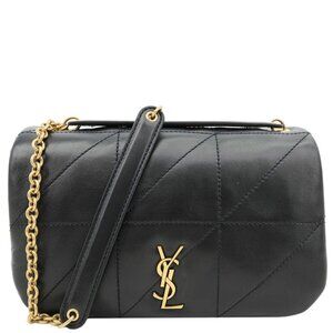 Yves Saint Laurent  Jamie 4.3 Lambskin Leather Shoulder Bag Black